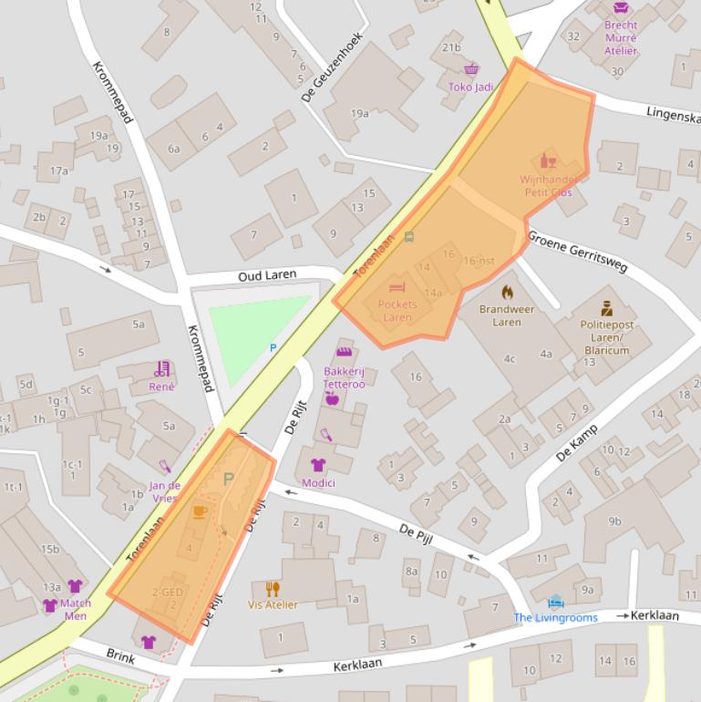 Kaart van postcodegebied 1251HJ.