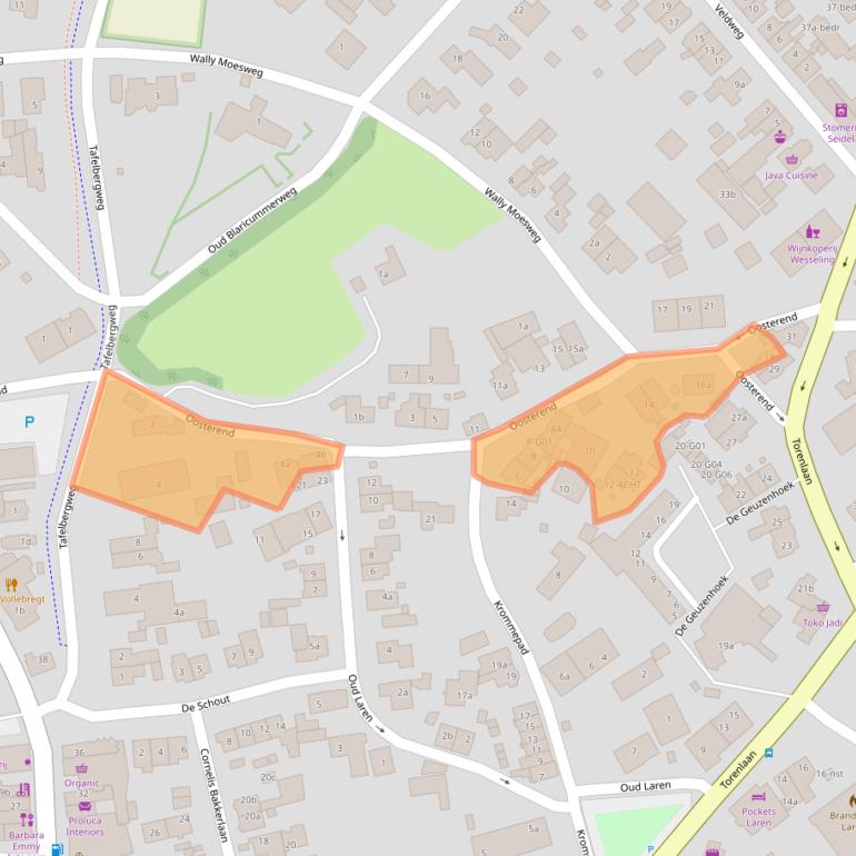 Kaart van postcodegebied 1251HN.