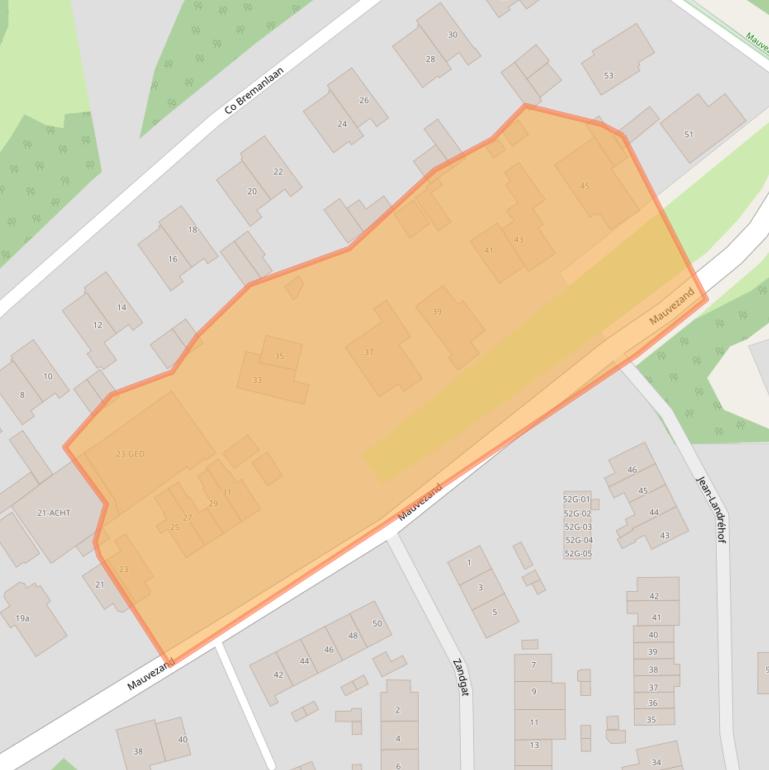 Kaart van postcodegebied 1251JD.