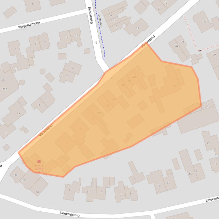 Kaart van postcodegebied 1251JE.