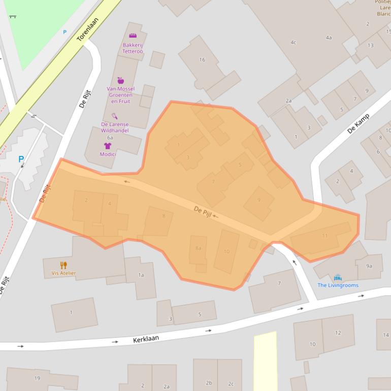 Kaart van postcodegebied 1251JN.