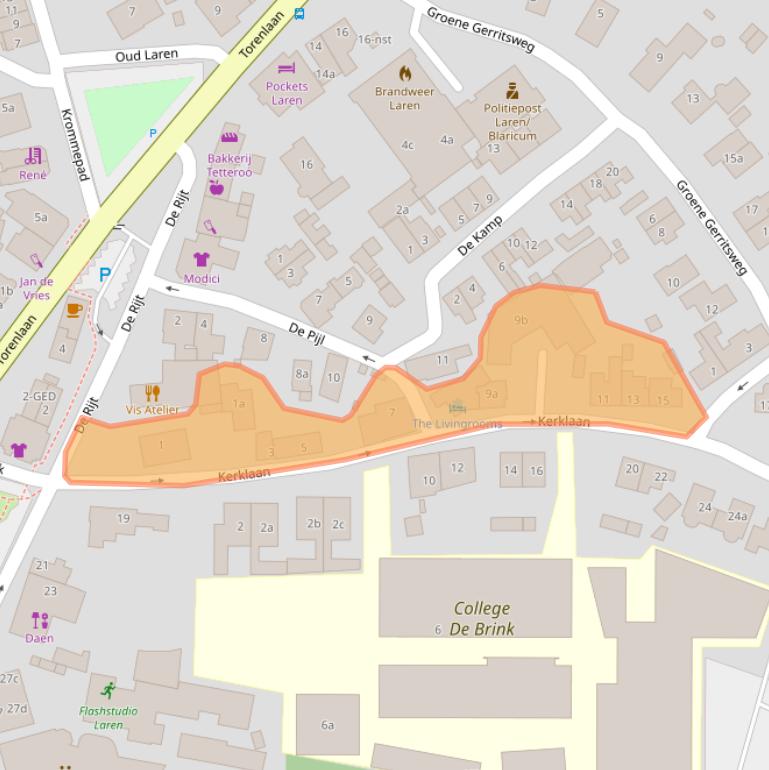 Kaart van postcodegebied 1251JR.