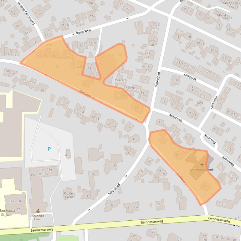 Kaart van postcodegebied 1251JS.