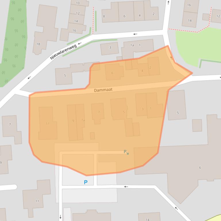 Kaart van postcodegebied 1251JX.