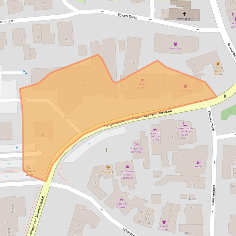 Kaart van postcodegebied 1251KH.