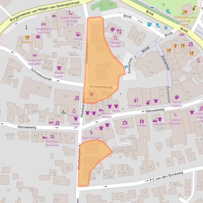 Kaart van postcodegebied 1251KM.