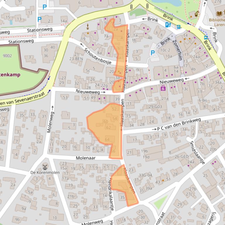 Kaart van postcodegebied 1251KP.