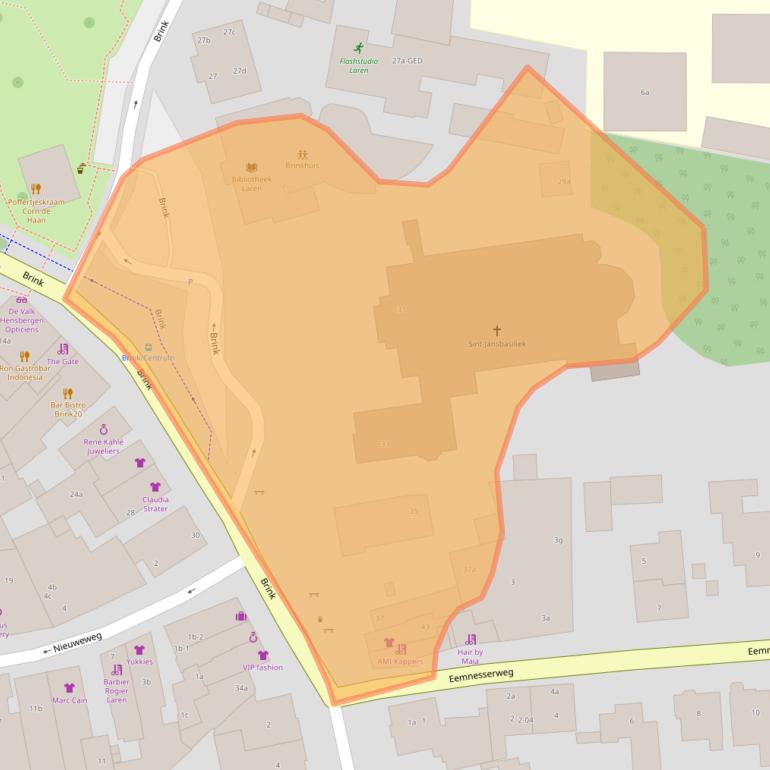 Kaart van postcodegebied 1251KT.