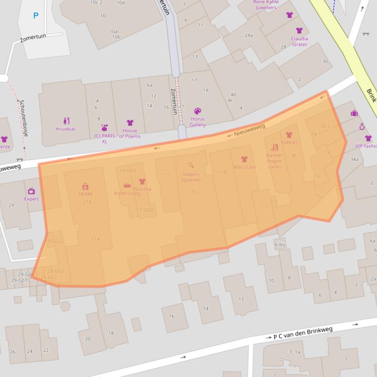 Kaart van postcodegebied 1251LG.