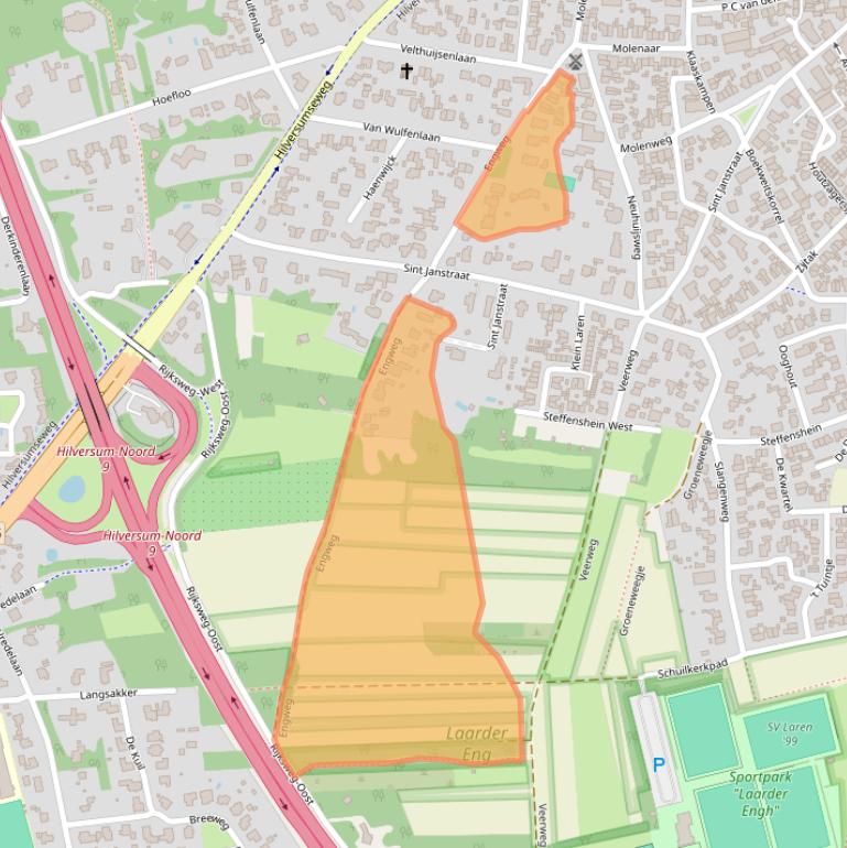 Kaart van postcodegebied 1251LK.