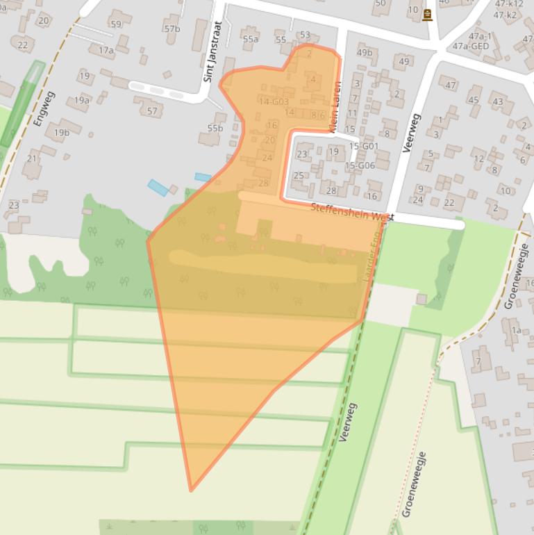 Kaart van postcodegebied 1251LP.