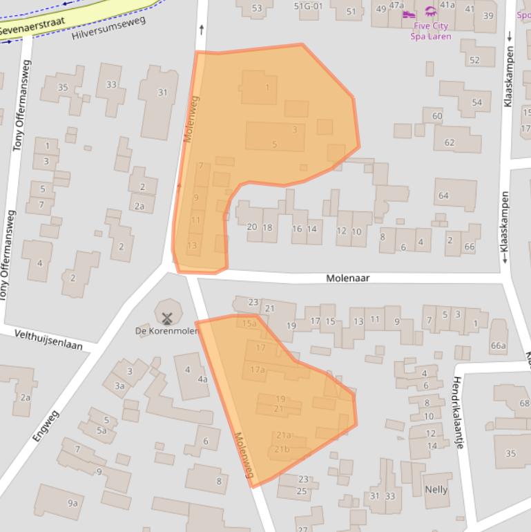 Kaart van postcodegebied 1251LR.