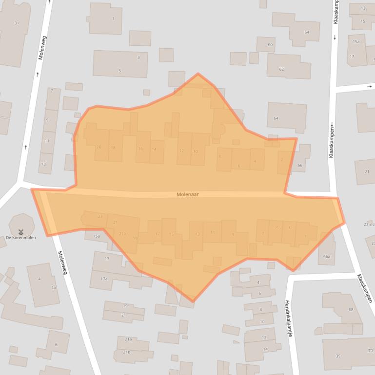Kaart van postcodegebied 1251LV.