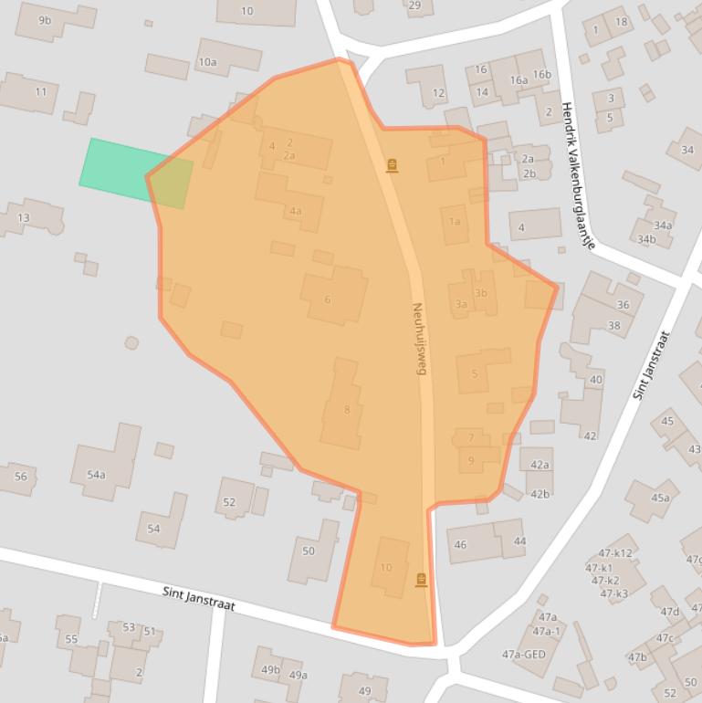 Kaart van postcodegebied 1251LW.