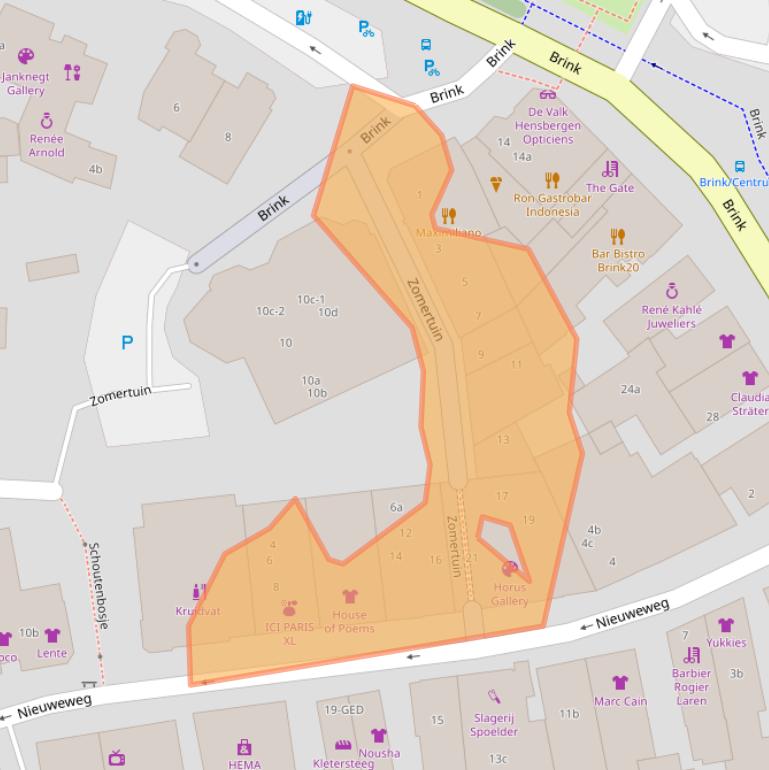 Kaart van postcodegebied 1251LZ.