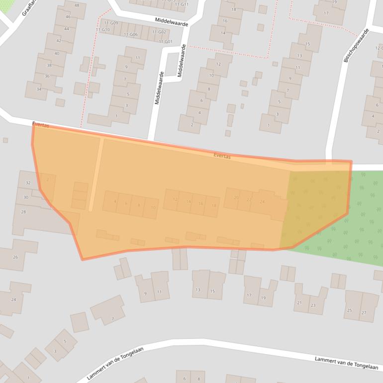 Kaart van postcodegebied 1251MH.