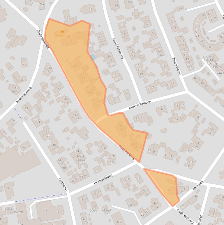 Kaart van postcodegebied 1251NX.