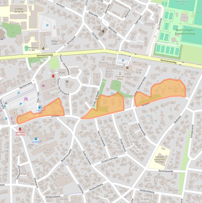 Kaart van postcodegebied 1251PB.