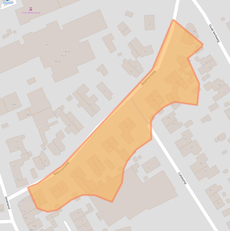 Kaart van postcodegebied 1251PG.