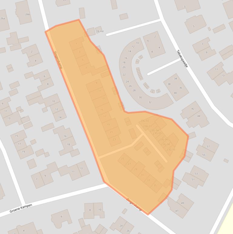 Kaart van postcodegebied 1251PJ.