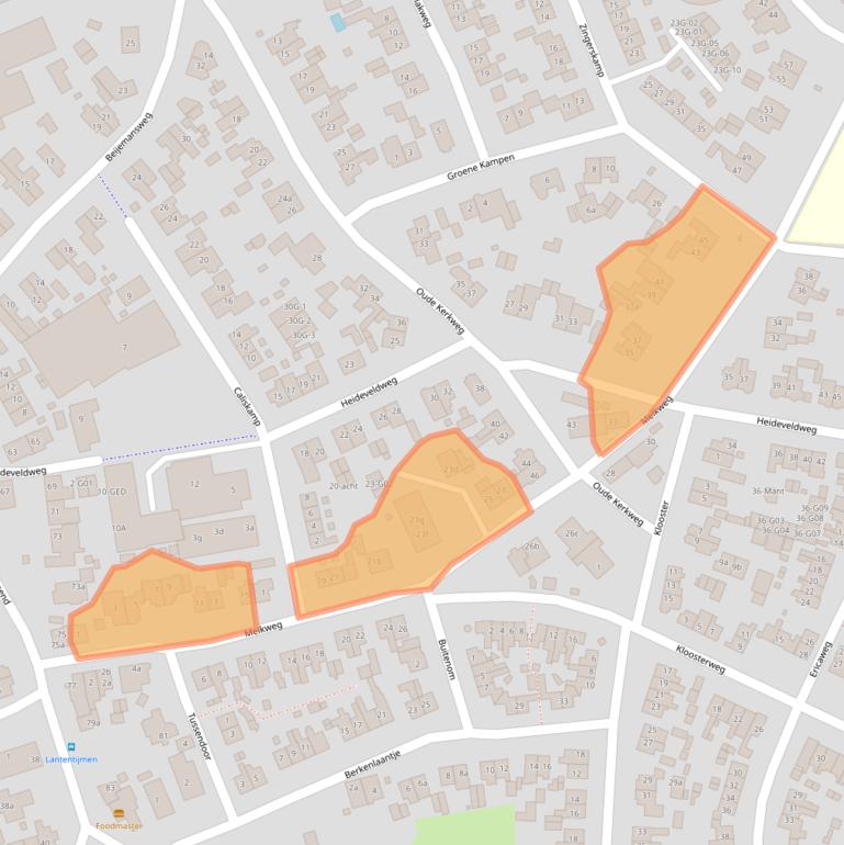 Kaart van postcodegebied 1251PP.