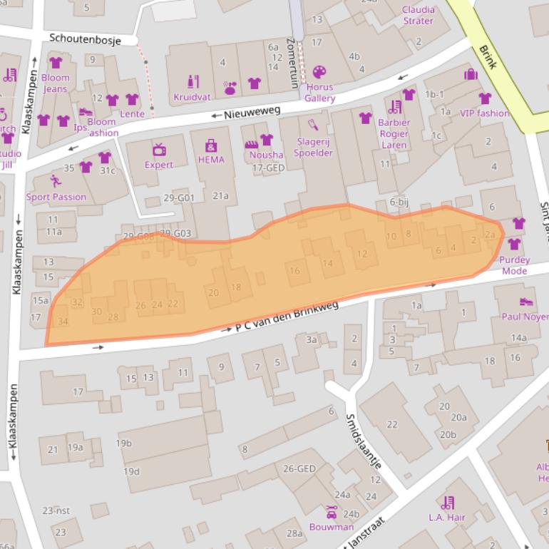 Kaart van postcodegebied 1251PW.