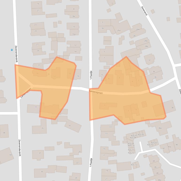 Kaart van postcodegebied 1251RG.