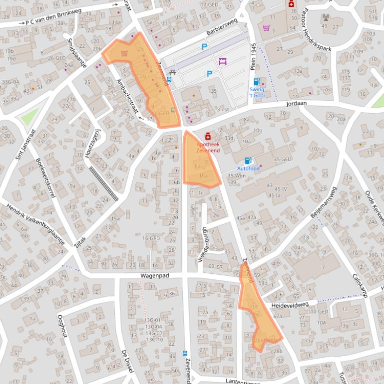 Kaart van postcodegebied 1251RN.