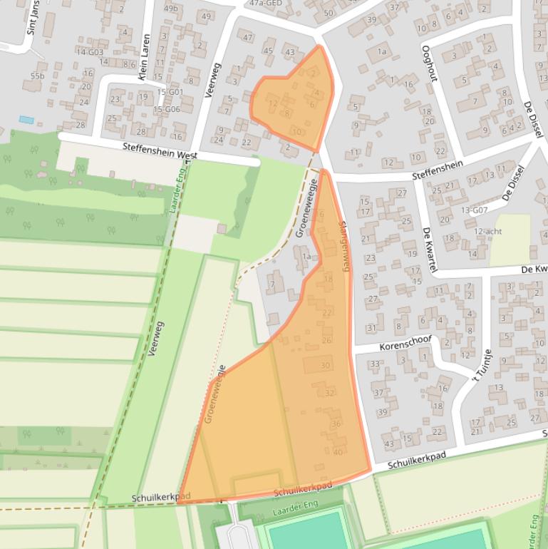 Kaart van postcodegebied 1251RV.