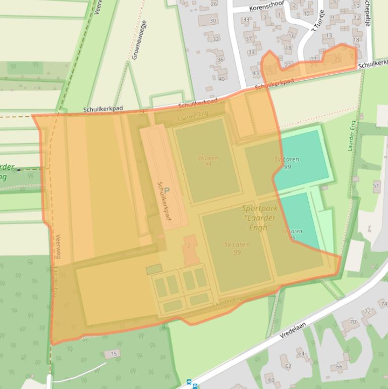 Kaart van postcodegebied 1251SC.