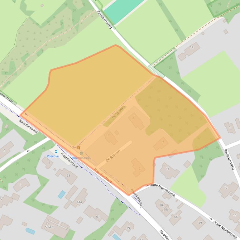 Kaart van postcodegebied 1251SG.