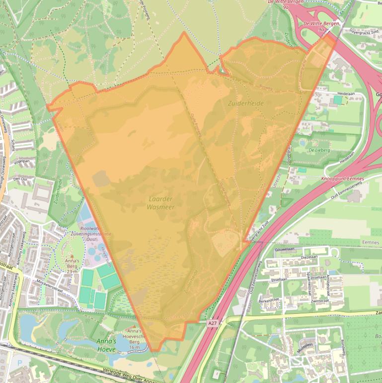Kaart van postcodegebied 1251ST.