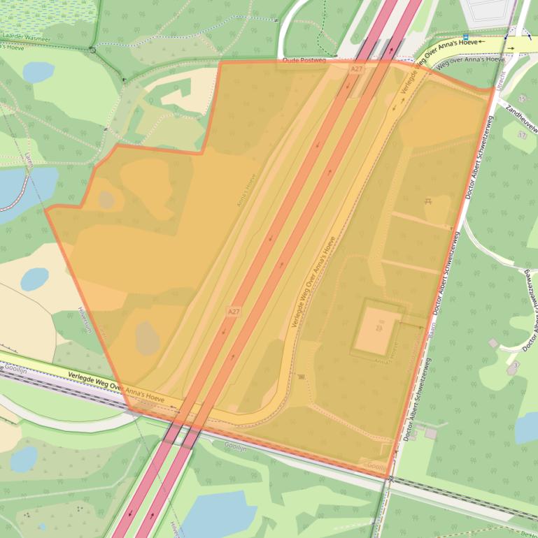 Kaart van postcodegebied 1251SV.