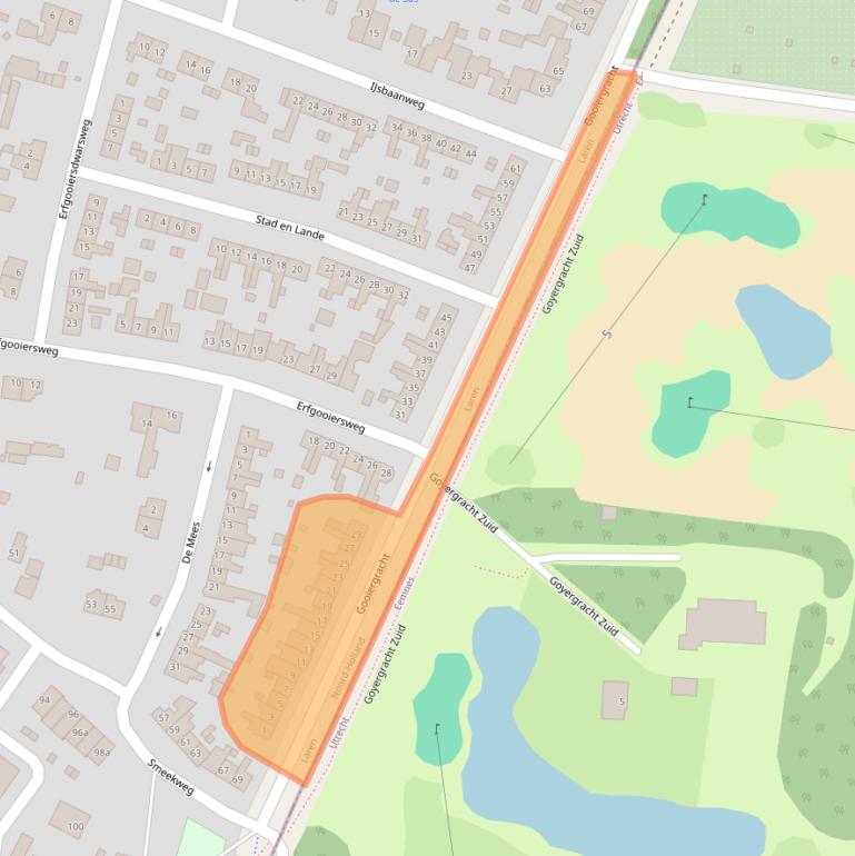 Kaart van postcodegebied 1251VA.