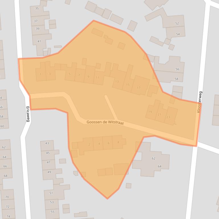 Kaart van postcodegebied 1251VW.