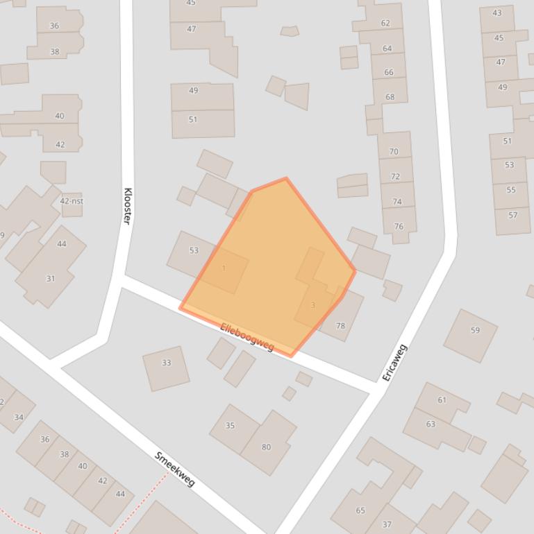 Kaart van postcodegebied 1251WH.