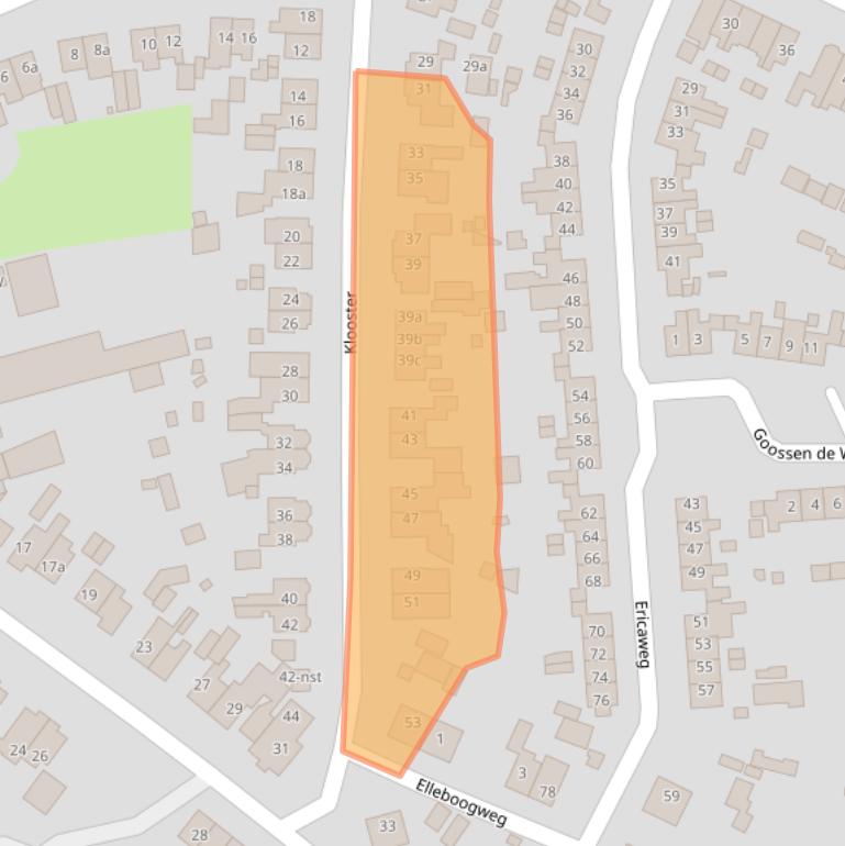 Kaart van postcodegebied 1251WR.