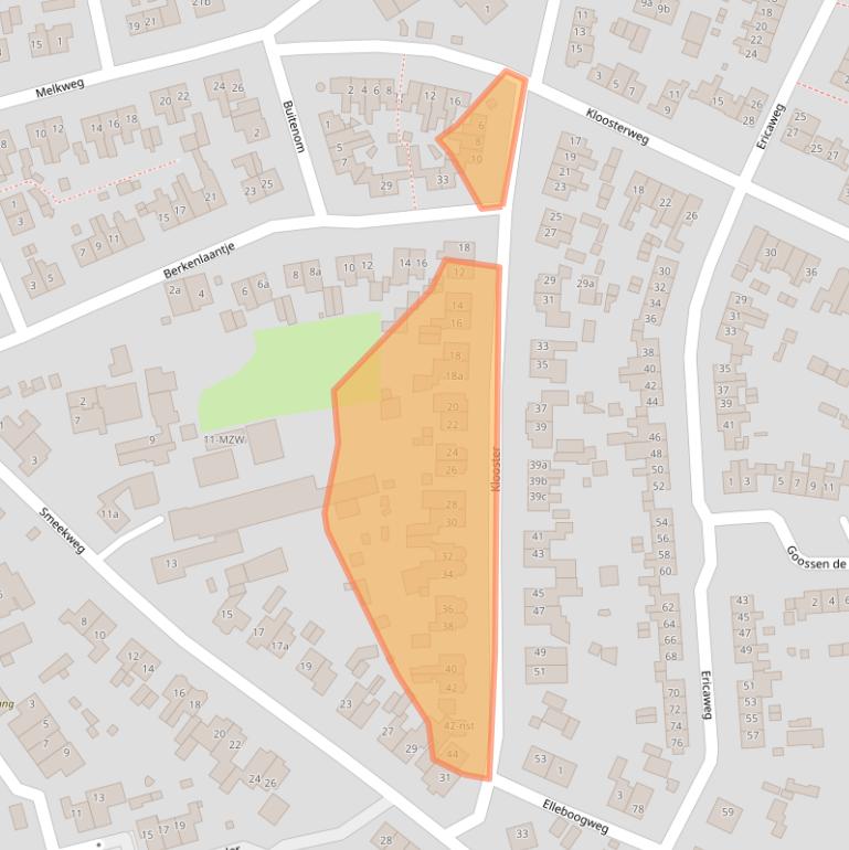 Kaart van postcodegebied 1251WS.