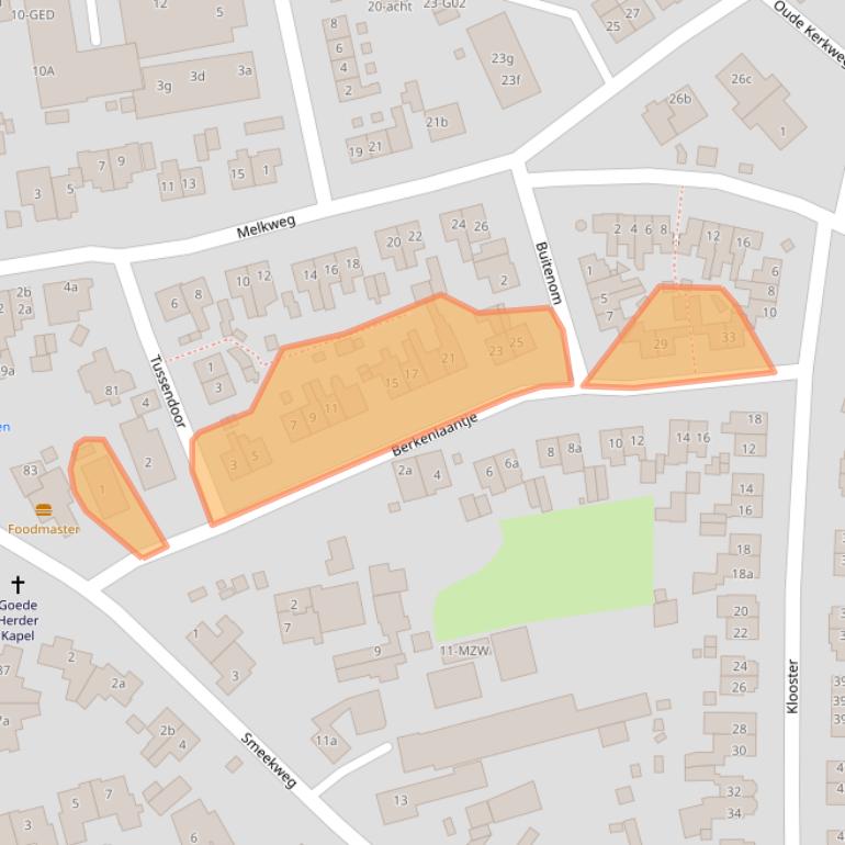 Kaart van postcodegebied 1251WT.