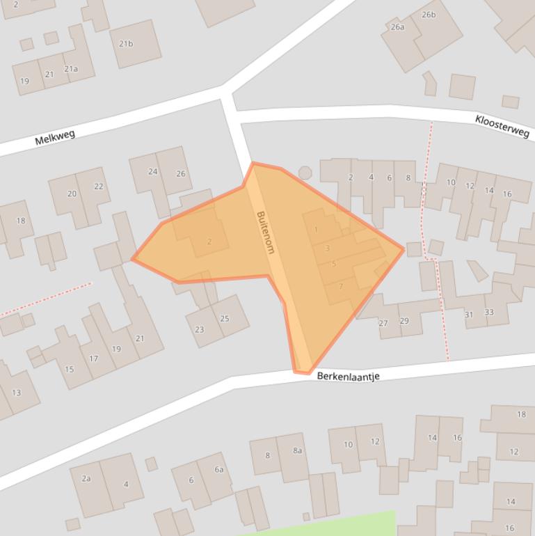 Kaart van postcodegebied 1251WX.