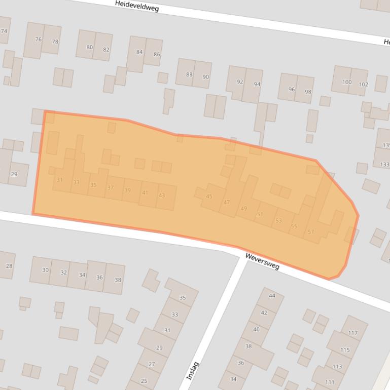 Kaart van postcodegebied 1251XB.