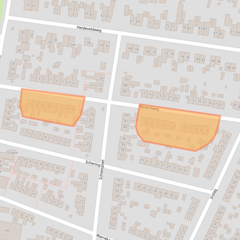 Kaart van postcodegebied 1251XC.