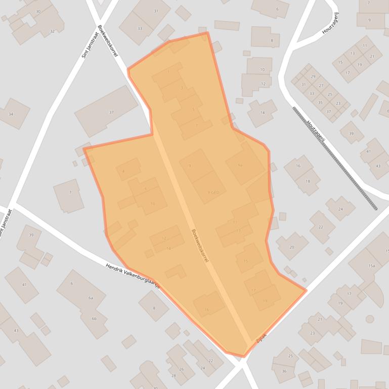 Kaart van postcodegebied 1251ZH.