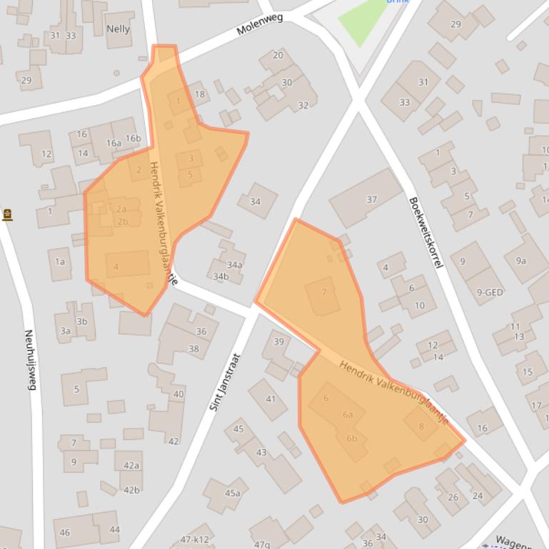 Kaart van postcodegebied 1251ZJ.