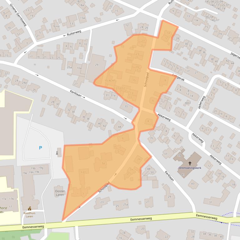 Kaart van postcodegebied 1251ZN.