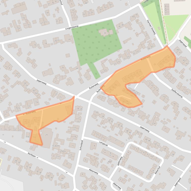 Kaart van postcodegebied 1251ZZ.