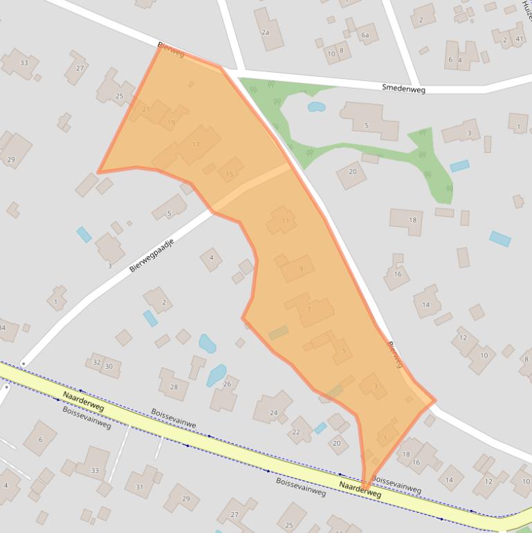 Kaart van postcodegebied 1261BJ.