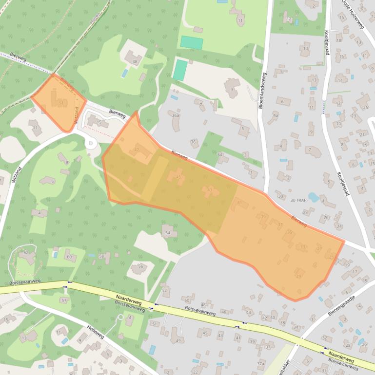 Kaart van postcodegebied 1261BK.