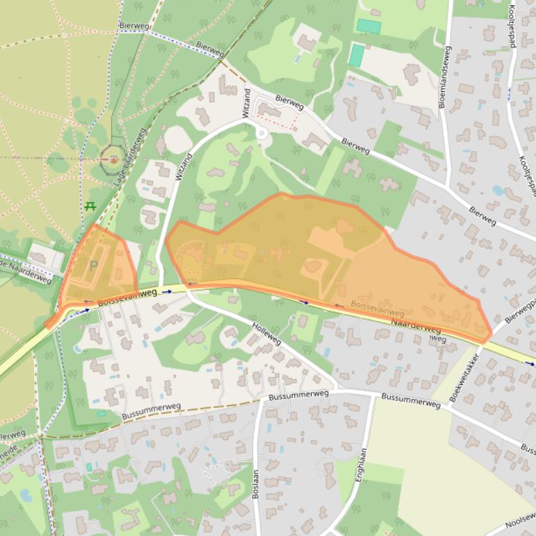 Kaart van postcodegebied 1261BV.