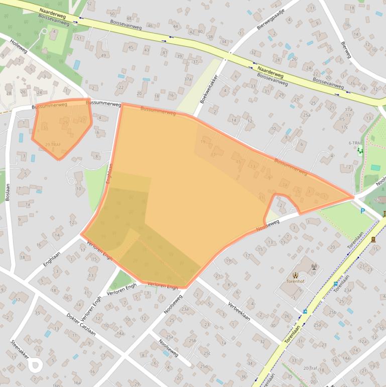 Kaart van postcodegebied 1261BX.